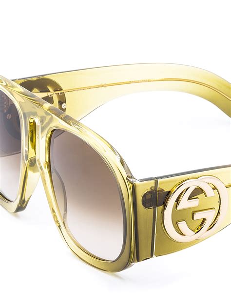 yellow lens sunglasses gucci - mel joy Gucci sunglasses.
